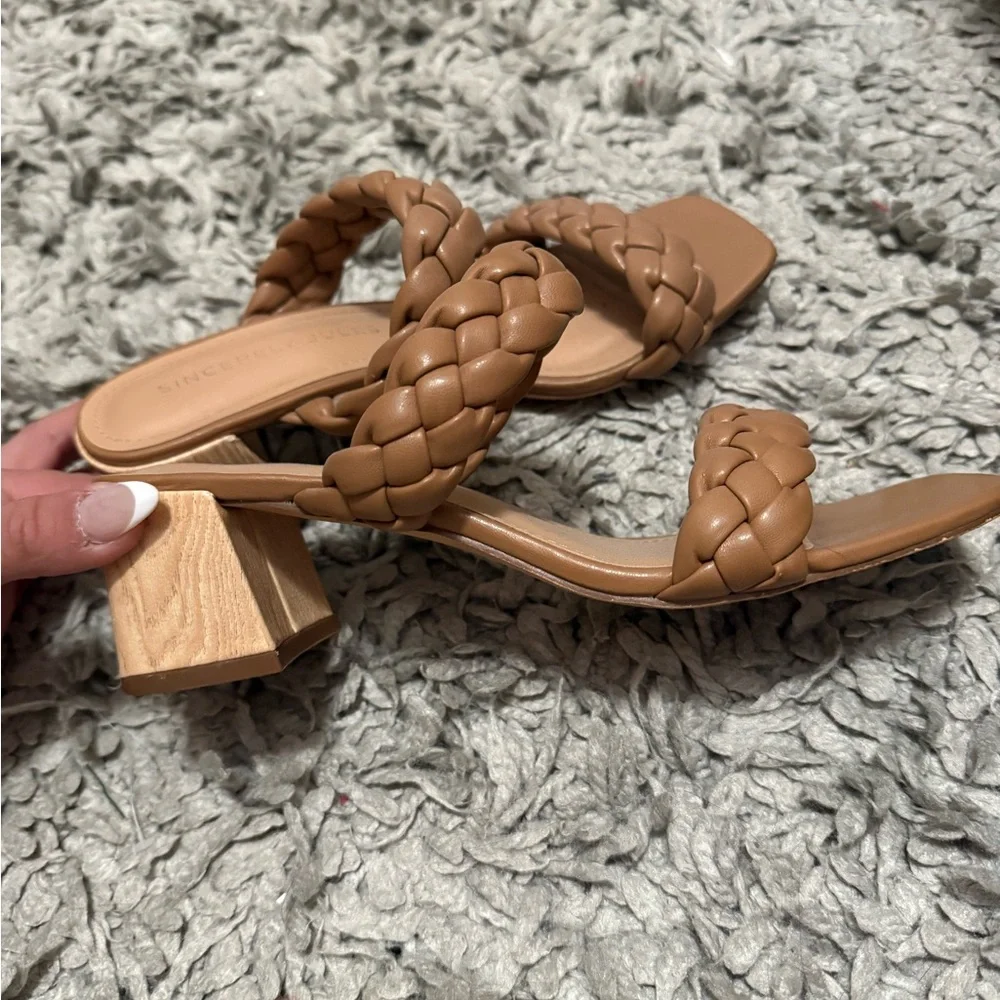 Sincerely Jules Tan Braided Women's Sandals - Picture 10 of 12